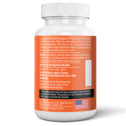 5:1 Ratio Lutein + Zeaxanthin 30ct