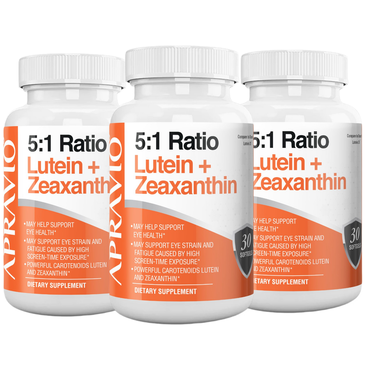 5:1 Ratio Lutein + Zeaxanthin 30ct