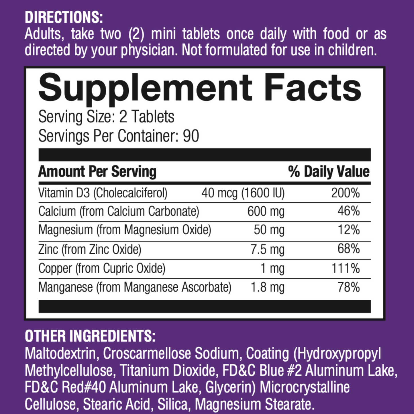 Bone Health Calcium Minis